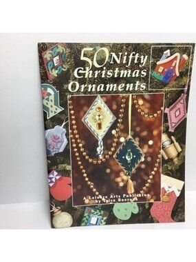 50 Nifty Christmas Ornaments Craft Book Trice Boerens Leisure Arts DIY Winter